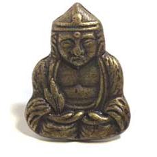 Emenee MK1216-ABB Home Classics Collection Buddah 1-1/2 inch x 1-1/8 inch in Antique Bright Brass this & that Series